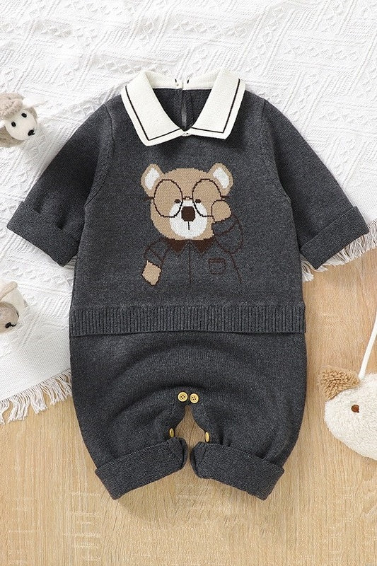 Baby's Canela's Bear Knitted Mono