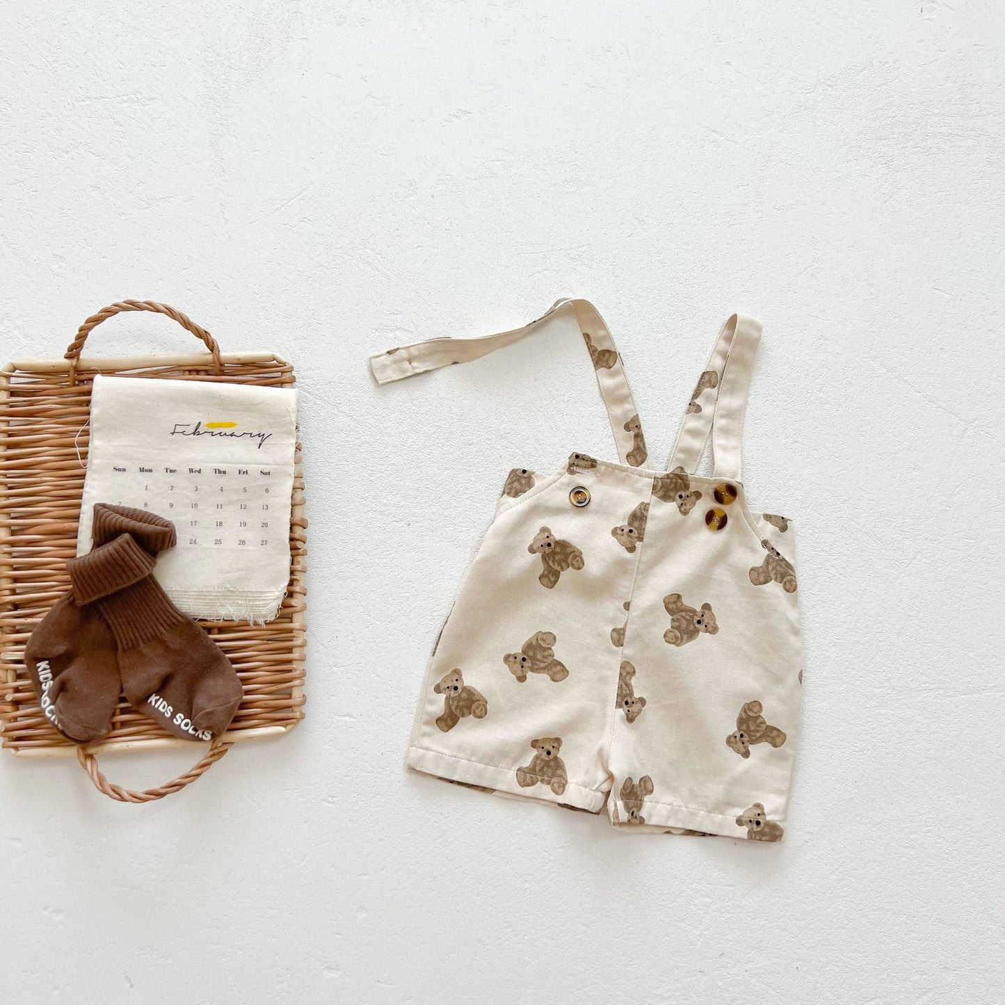 Baby's Canela's Bear and Dots Mono