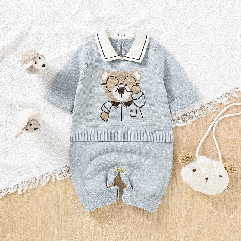 Baby's Canela's Bear Knitted Mono