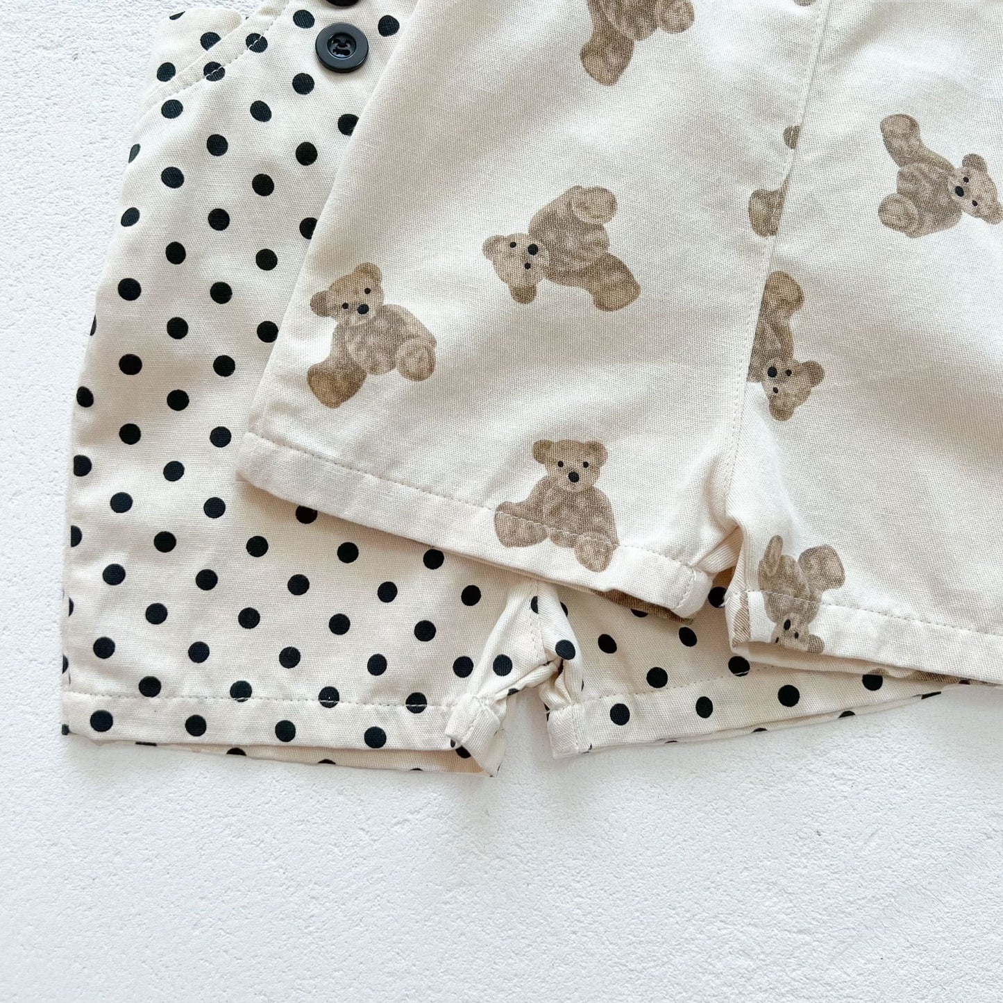 Baby's Canela's Bear and Dots Mono
