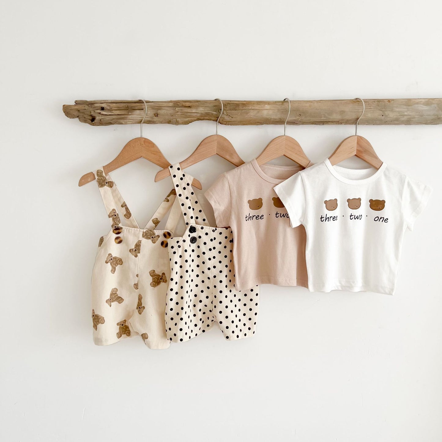 Baby's Canela's Bear and Dots Mono