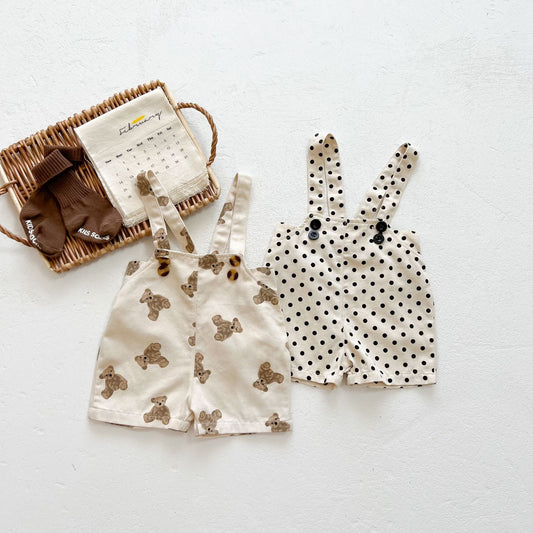 Baby's Canela's Bear and Dots Mono
