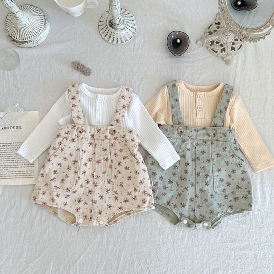 Baby's Canela's Autumn Denim Overalls