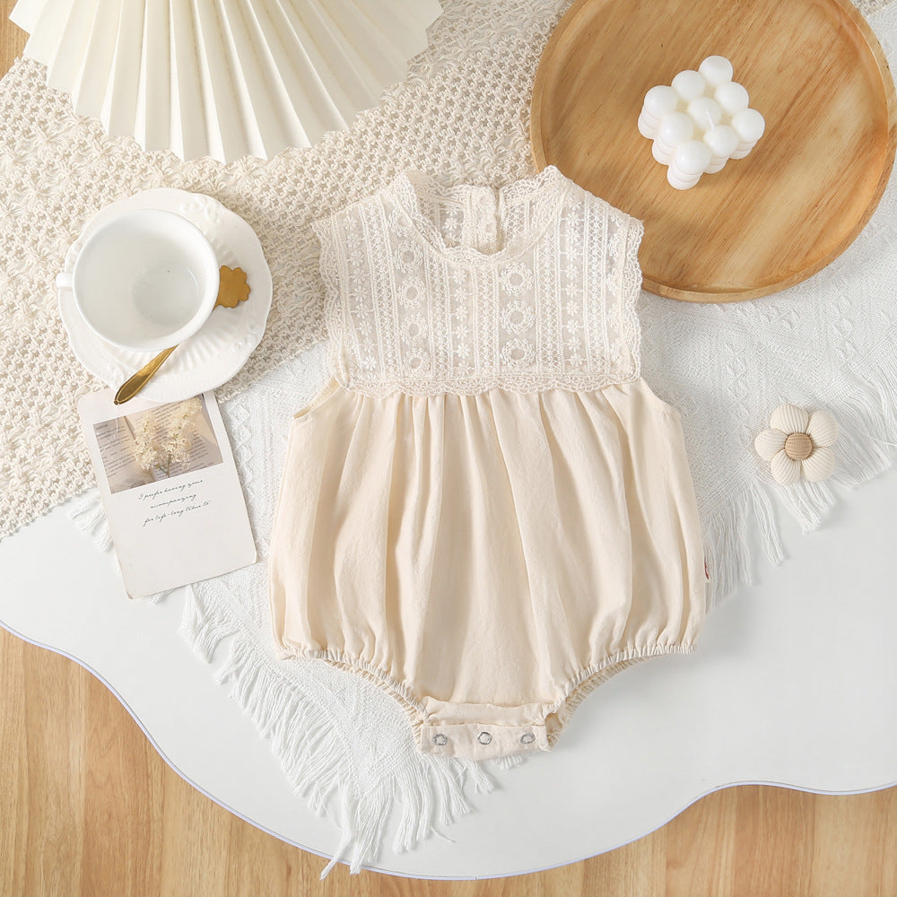 Baby's Canela's Romantic Romper