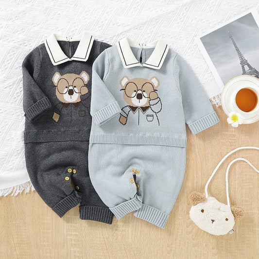 Baby's Canela's Bear Knitted Mono